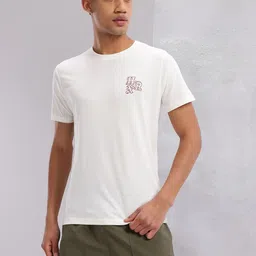 HRX by Hrithik Roshan Brand Logo Printed T-shirt image 2