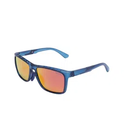 SUNGLASSIC Unisex Rectangle Sunglasses With UV Protected Lens HAWK-BLUE-ORANGE.-picture-21