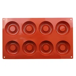 MOMISY Silicone Donut Shaped Silicone Mould - Red image 1