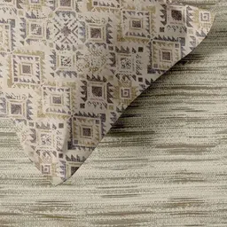 Trance Home Linen Taupe & Brown Printed 180 TC Single Bedsheet Sets - 1.83 m x 1.52 m image 2