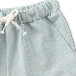 JusCubs Cotton Knit Solid Shorts - Blue image 4