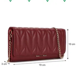 Fastrack Textured Quilted Foldover Clutch image 4