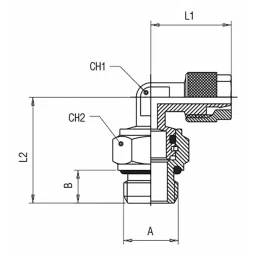RS PRO Stud Fitting G 1/8 Male to Push In 4 mm Threaded-to-Tube, 1760966 image 3