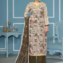 Maroosh Embroidered Silk Chiffon Unstitched Dress Material-picture-37