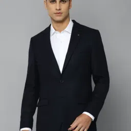 Louis Philippe Navy Regular Fit Notch Lapel Blazer-picture-44