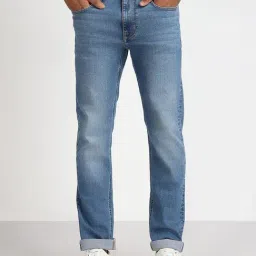 Lee Light Blue Cotton Slim Fit Jeans-image-82