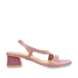 Metro Women's Pink Sling Back Sandals-image-42
