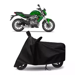 Auto Pearl Bike Cover for Benelli TNT 300 (Black)-picture-18
