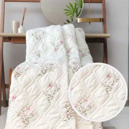 Urban Space AC Amsterdam Valley Pink Cotton 300 GSM 3 Layer Reversible Queen Blanket-picture-28
