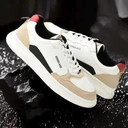 Woodland Men's White Sneakers-picture-23