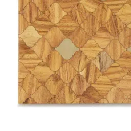 fabindia home Fabindia Brown Wood Aavegh Inlay Trivets - Set of 2 image 5
