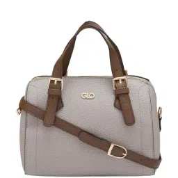 Globus Dark Grey Textured Medium Handbag-image-72