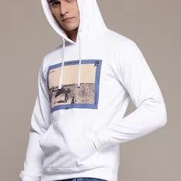 The Roadster Life Co. Graphic Printed Hooded Sweatshirt image 5