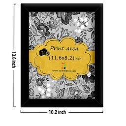 TIED RIBBONS Black & White Solid Inspirational Typographic Wall Art image 4