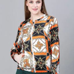 Oxolloxo Multicolor Print Bomber Jacket-picture-32