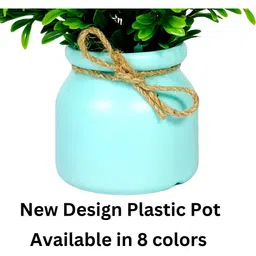 Dekorly Multi Plastic Artificial Flowers & Plants With Pot image 3