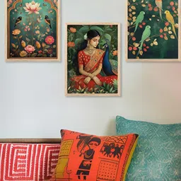 walllane Traditional Wall Art With Frame Home Decor Wall Painting For Living Room Office Bedroom-picture-25