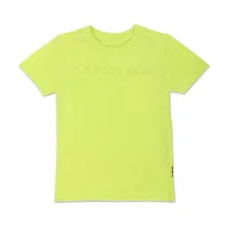 U.S. Polo Assn. Kids Green Cotton Regular Fit T-Shirt-picture-29