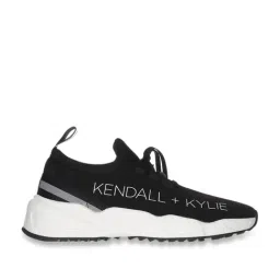 Kendall + Kylie Women's EQUATOR Low Top Lace Up Black Sneakers-image-82