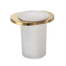 Somany Tumbler Holder French Collection Liana Series Brushed Gold Finish Metal Body Wall Mount, 272151390251-picture-41