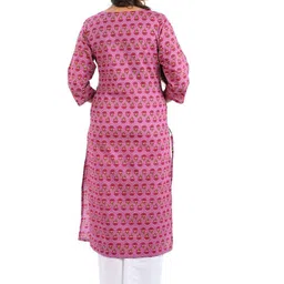 30 Looks Women Geometric Cold-Shoulder Sleeves Mirror Work Kurta image 2