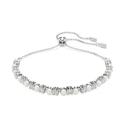 SWAROVSKI Matrix Rhodium-Plated Crystals Wraparound Bracelet-picture-17
