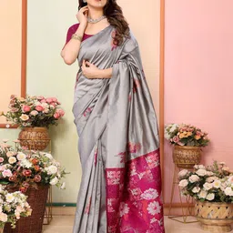 Sidhidata Woven Design Zari Banarasi Saree-picture-17
