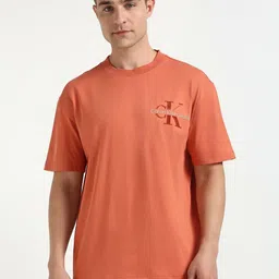 Calvin Klein Jeans Men Brand Logo Embroidered T-shirt-picture-21