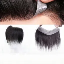 VIEWS Tape-In Straight Toupee Hair Extension - Black - 10 Inches image 3