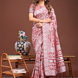 DIVASTRI Checked Zari Designer Saree-picture-35