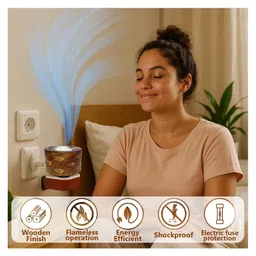 JD FRESH 1 PC Sheesham Wooden Aroma Dhoop Dani For Meditation & Mosquito Repellent - Dark Brown image 4