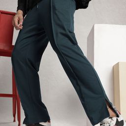 WROGN Men Oversized Side Slit Regular Track Pants-picture-11