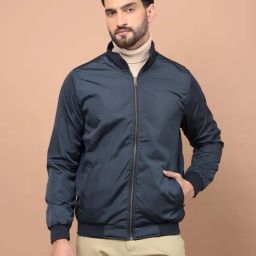 Crimsoune Club Black Regular Fit Plain Jacket-picture-31