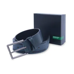 United Colors of Benetton Men Textured Leather Belt-image-83