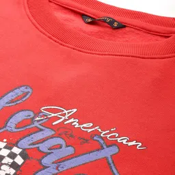 DressBerry Printed Drop-Shoulder Sleeves Sweatshirt image 2