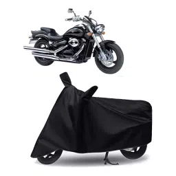 Auto Pearl Bike Cover for Suzuki Intruder M1800R (Black)-picture-14