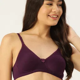 DressBerry Pack of 2 Solid Non-Padded & Non-Wired Everyday Bras image 2