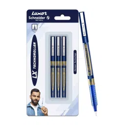 Schneider Technoroller 812 Blue Roller Ball Pen (Pack of 3)-picture-11