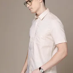 SIMON CARTER LONDON Men Slim Fit Opaque Casual Shirt-picture-29