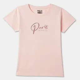 R&B Kids Light Pink Regular Fit T-Shirt-picture-48