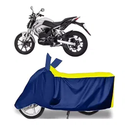 Auto Pearl Two Wheeler Cover for Revolt RV 400 - Yellow, Blue-image-30