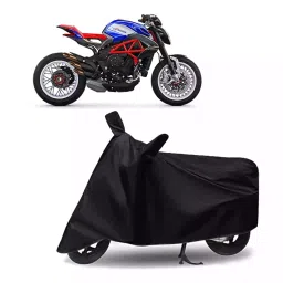 Auto Pearl Bike Cover for MV Agusta Dragster800 RR (Black)-picture-42