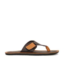 Bata Men's Brown Thong Sandals-picture-39