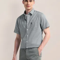 U.S. Polo Assn. Men Classic Opaque Striped Casual Shirt-picture-36