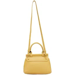 Globus Mustard Textured Medium Handbag image 3