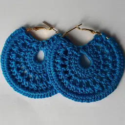 My Little Princess Fabric Earrings image 2