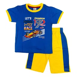 Peerless Wear Boys Printed T-shirt with Shorts image 5