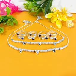 AamNa Enterprises Stone-Studded & Beaded Jewellery Set-picture-16