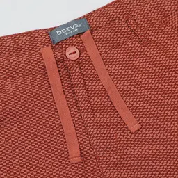 beevee Men Checked High-Rise Linen Technology Shorts image 3