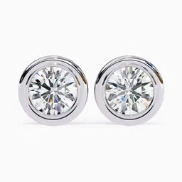 VALANOVA 18Kt Gold Lab Grown Diamond Earrings- 3.47g-picture-16